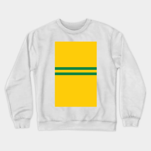 Norwich City Yellow & Green Colours Bar Design Crewneck Sweatshirt by Culture-Factory